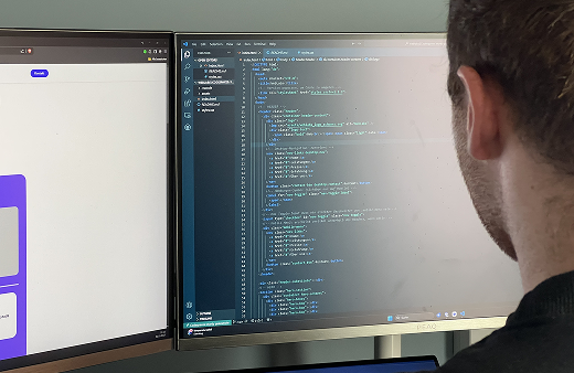 Programmierer bei der Arbeit